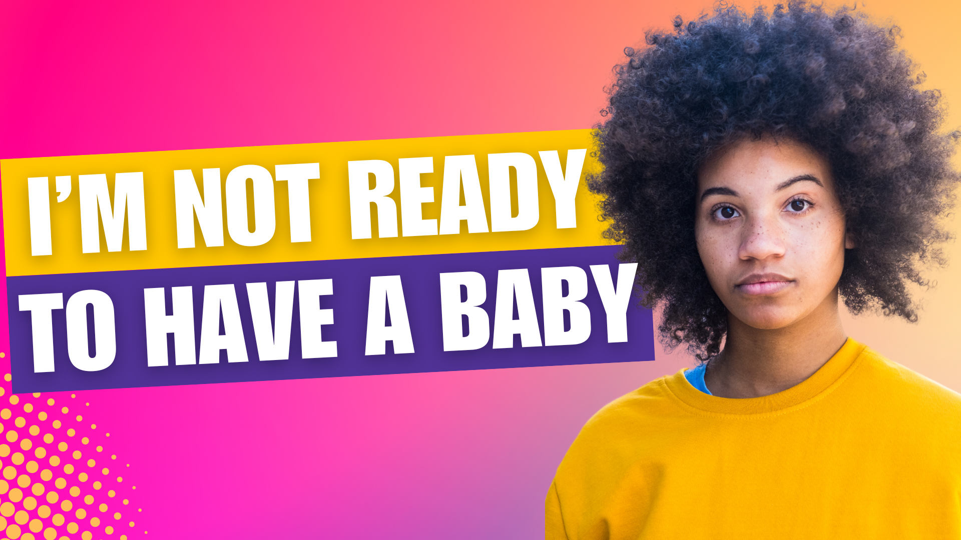 I'm not ready for a baby - Problem Pregnancy Center. Problem Pregnancy Center Southfield Michigan. 
Pregnancy, unplanned pregnancy, tell my parents I'm pregnant.
Unplanned pregnancy. Abortion near me. Abortion clinic near me. Free abortion near me. Southfield, Michigan abortion. Detroit, Michigan abortion. Free ultrasound near me. Free ultrasound Detroit, Michigan.
