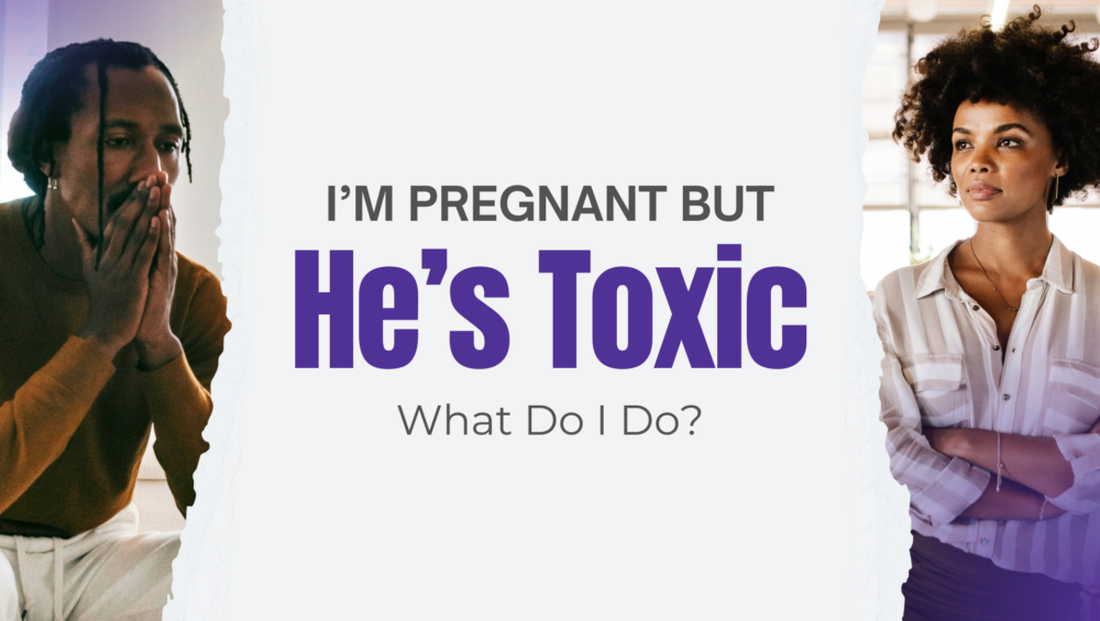 Woman looking away from a stressed man, navigating an unplanned pregnancy and toxic relationship in Detroit, Michigan.