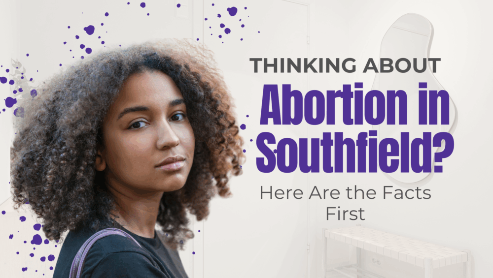 Thoughtful young woman considering an abortion in Southfield