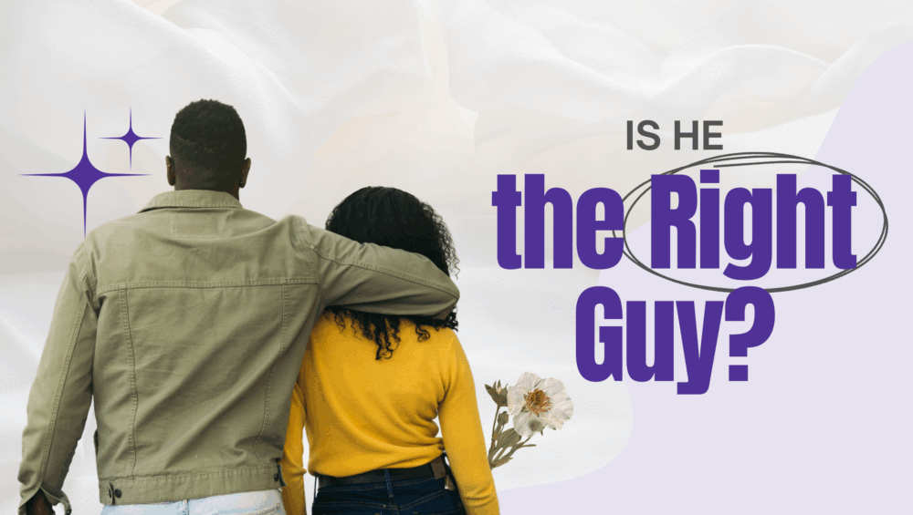 young woman and young man in a relationship