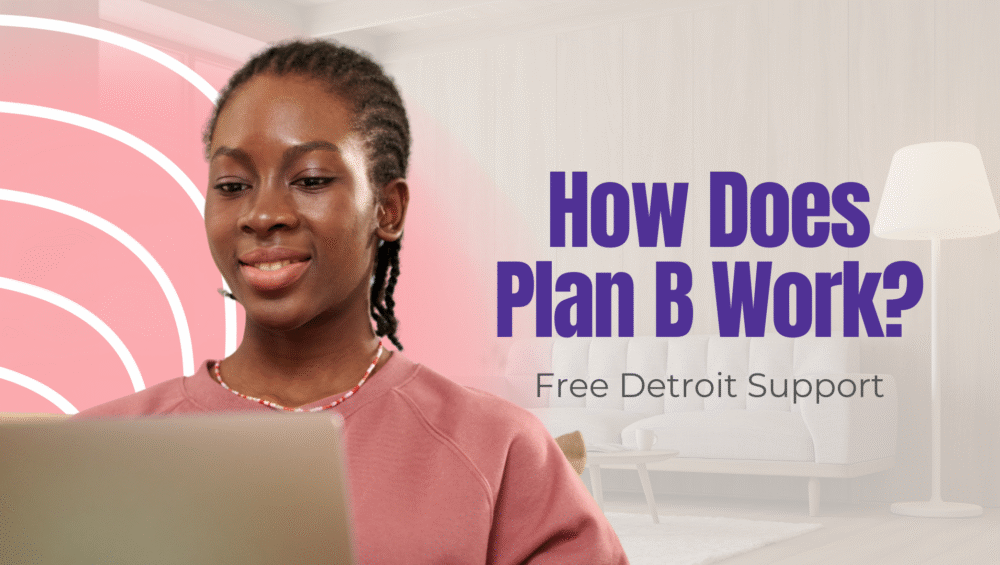 How does Plan B work and does Plan B work after unprotected sex? Free pregnancy support in Detroit