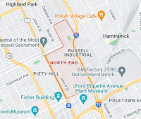 Map displaying North Detroit, Michigan - Explore your options before contacting nearby abortion clinics close to you to make an informed choice.